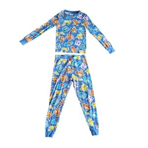H&M x Pokémon Character Print Long-sleeved Cotton Pajamas Size 10Y